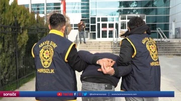Hırsızlık ş&uuml;phelisi yakalandı