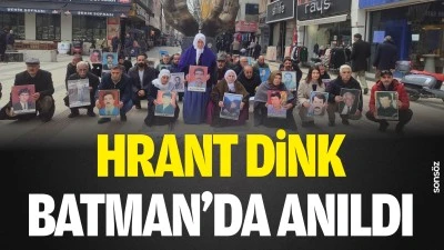 Hrant Dink, Batman&rsquo;da anıldı