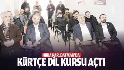 H&uuml;da Par, Batman&rsquo;da K&uuml;rt&ccedil;e dil kursu a&ccedil;tı