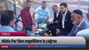 H&uuml;da Par'dan engellilere iş &ccedil;ağrısı