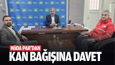 H&uuml;da Par&rsquo;dan kan bağışına davet&hellip;