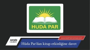 H&uuml;da Par&rsquo;dan kitap etkinliğine davet