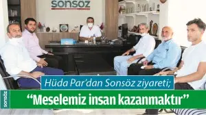 H&Uuml;DA PAR&rsquo;DAN SONS&Ouml;Z ZİYARETİ