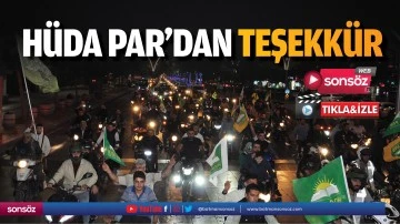 H&uuml;da Par&rsquo;dan teşekk&uuml;r