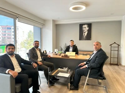 H&uuml;da Par&rsquo;lı başkan, SİBADAŞ&rsquo;ı ziyaret etti