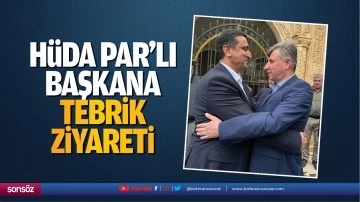 H&uuml;da Par&rsquo;lı başkana tebrik ziyareti