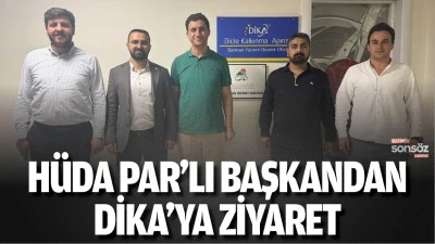 H&uuml;da Par&rsquo;lı Başkandan DİKA&rsquo;ya ziyaret