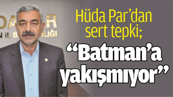 H&Uuml;DA PAR&rsquo;DAN SERT TEPKİ