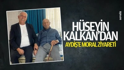 H&uuml;seyin Kalkan&rsquo;dan Aydiş&rsquo;e moral ziyareti