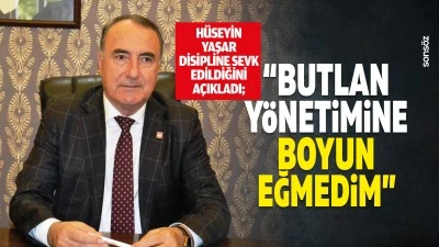 H&uuml;seyin Yaşar disipline sevk edildiğini a&ccedil;ıkladı; &ldquo;Butlan y&ouml;netimine boyun eğmedim&rdquo;