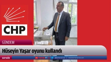 H&uuml;seyin Yaşar oyunu kullandı