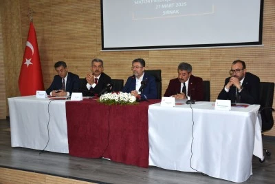 İbrahim Yumaklı, Şırnak Tarım Sekt&ouml;r&uuml; Temsilcileri Toplantısı'nda konuştu