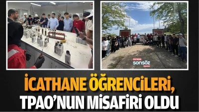 İcathane &ouml;ğrencileri, TPAO&rsquo;nun misafiri oldu