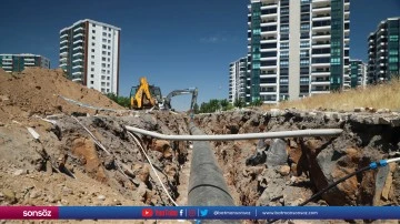 İ&ccedil;me suyu hattı deplase edildi