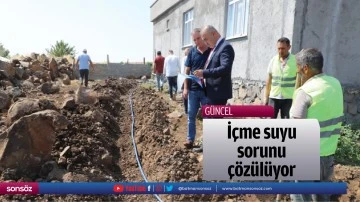 İ&ccedil;me suyu sorunu &ccedil;&ouml;z&uuml;l&uuml;yor