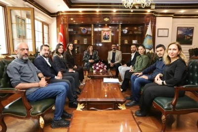 İ&ccedil;mimarlar Odasından Eş Başkanlara ziyaret