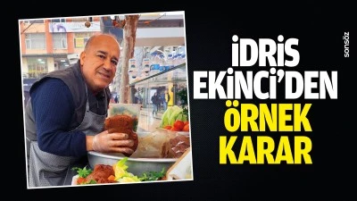İdris Ekinci&rsquo;den &ouml;rnek karar