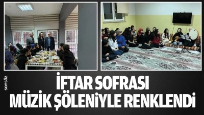 İftar sofrası, m&uuml;zik ş&ouml;leniyle renklendi