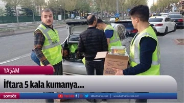 İftara 5 kala kumanya&hellip;