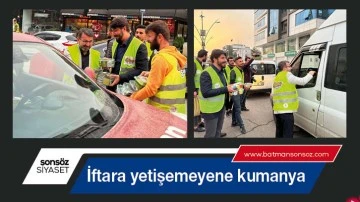 İftara yetişemeyene kumanya