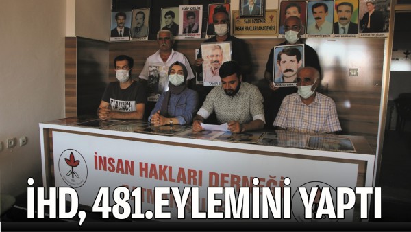 İHD, 481.EYLEMİNİ YAPTI