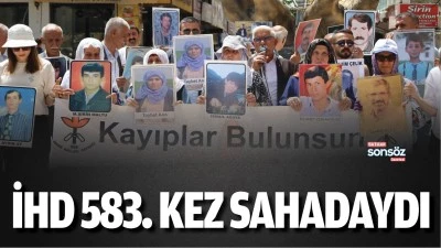 İHD 583. kez sahadaydı