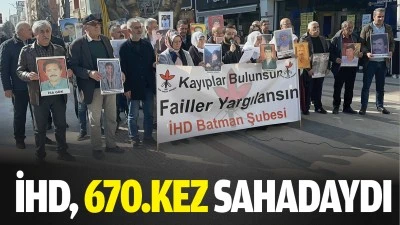 İHD, 670.kez sahadaydı