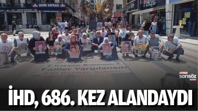 İHD, 686. kez alandaydı