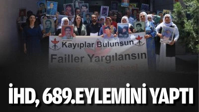 İHD, 689.eylemini yaptı