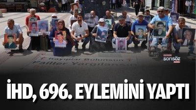 İHD, 696. eylemini yaptı
