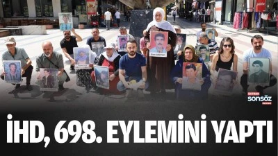 İHD, 698. eylemini yaptı