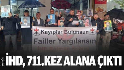 İHD, 711.kez alana &ccedil;ıktı 