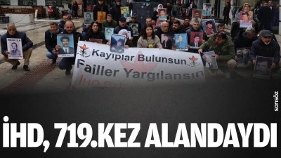 İHD, 719.kez alandaydı