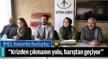 İHD, BASINLA BULUŞTU