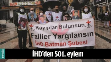 İHD&rsquo;DEN 501. EYLEM