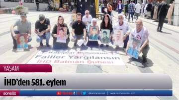 İHD&rsquo;den 581. eylem