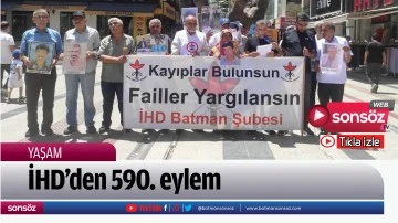 İHD&rsquo;den 590. eylem