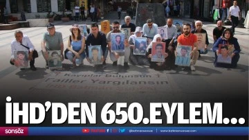 İHD&rsquo;den 650.eylem&hellip;