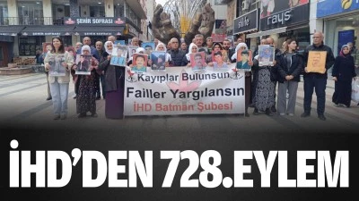 İHD&rsquo;den 728.eylem