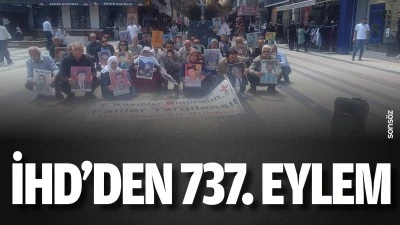 İHD&rsquo;den 737. eylem