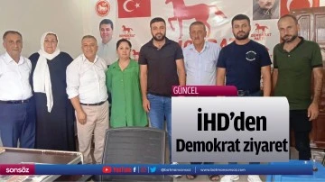 İHD'den Demokrat ziyaret