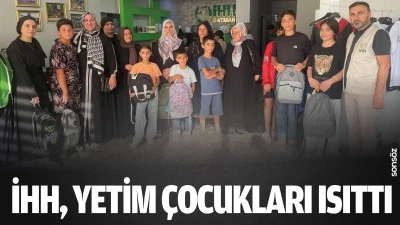 İHH, yetim &ccedil;ocukları ısıttı