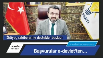 İhtiya&ccedil; sahibelerine destekler başladı