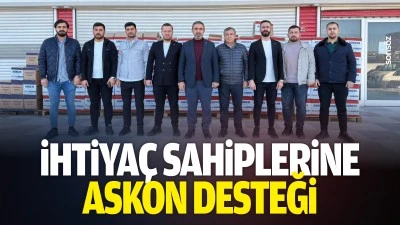 İhtiya&ccedil; sahiplerine ASKON desteği