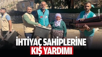 İhtiya&ccedil; sahiplerine kış yardımı