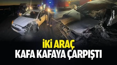 İki ara&ccedil;, kafa kafaya &ccedil;arpıştı