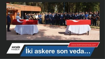 İki askere son veda&hellip;