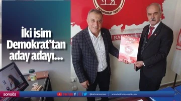 İki isim Demokrat&rsquo;tan aday adayı&hellip;