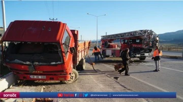 İki itfaiye eri yaralandı