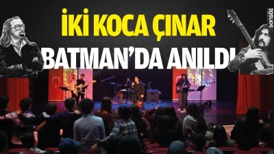 İki koca &ccedil;ınar, Batman&rsquo;da anıldı